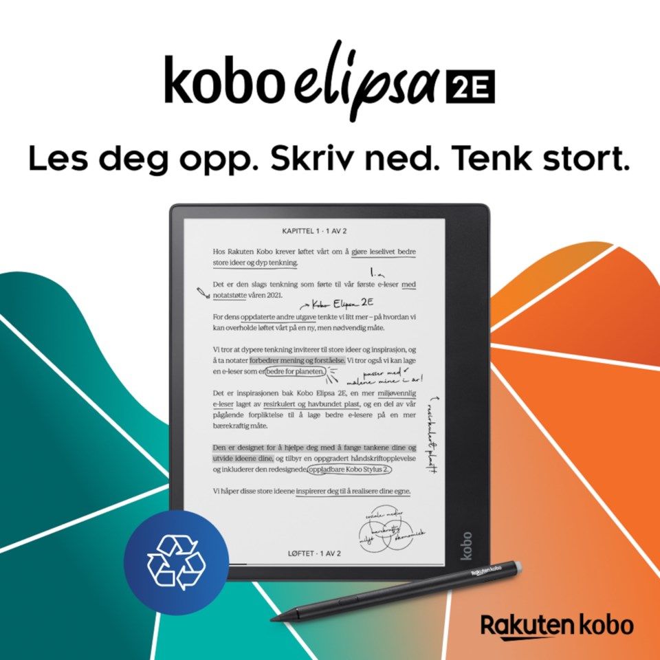 Kobo Notebook Elipsa 2E med Kobo Stylus 2