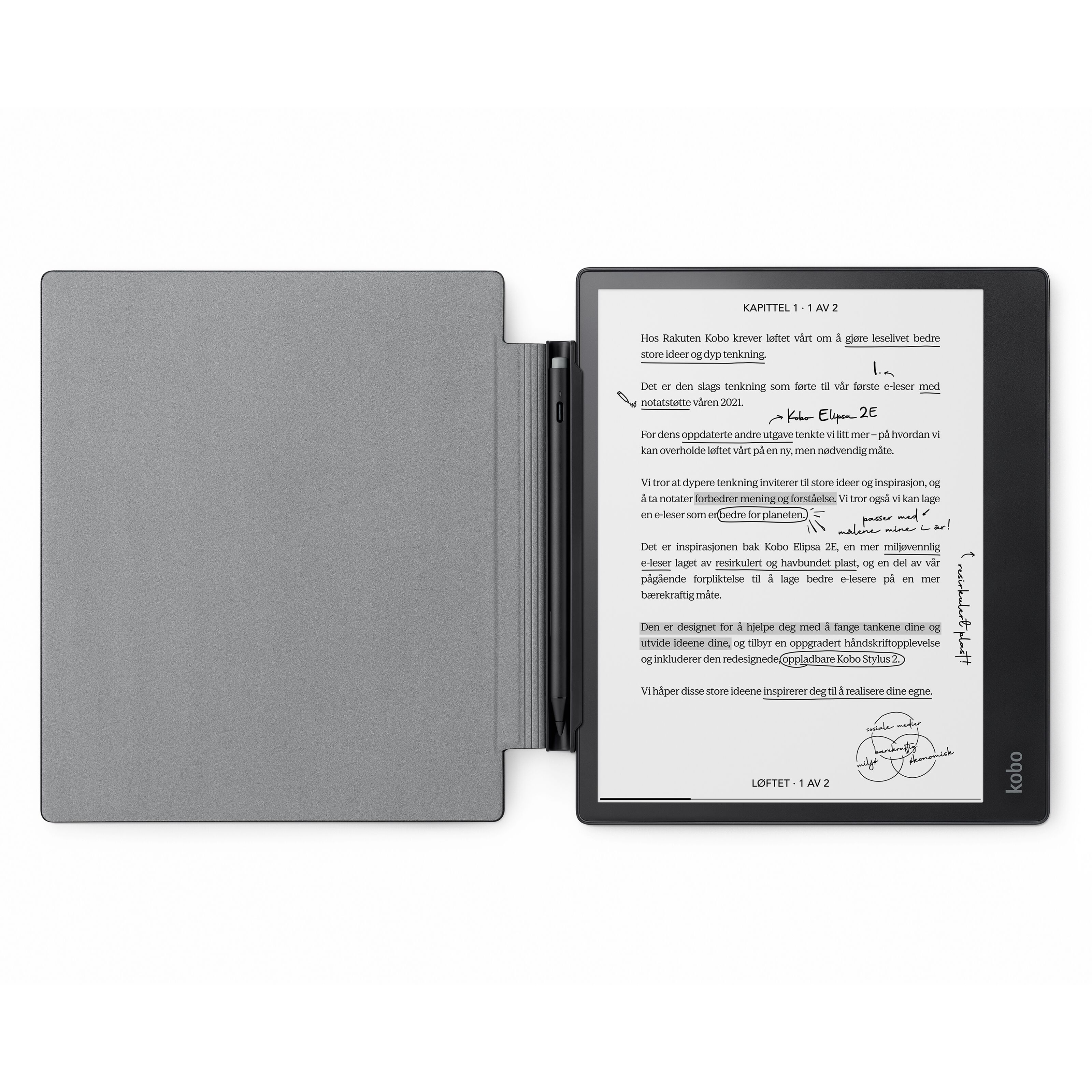 Recensione Rakuten Kobo Elipsa 2E ebook reader