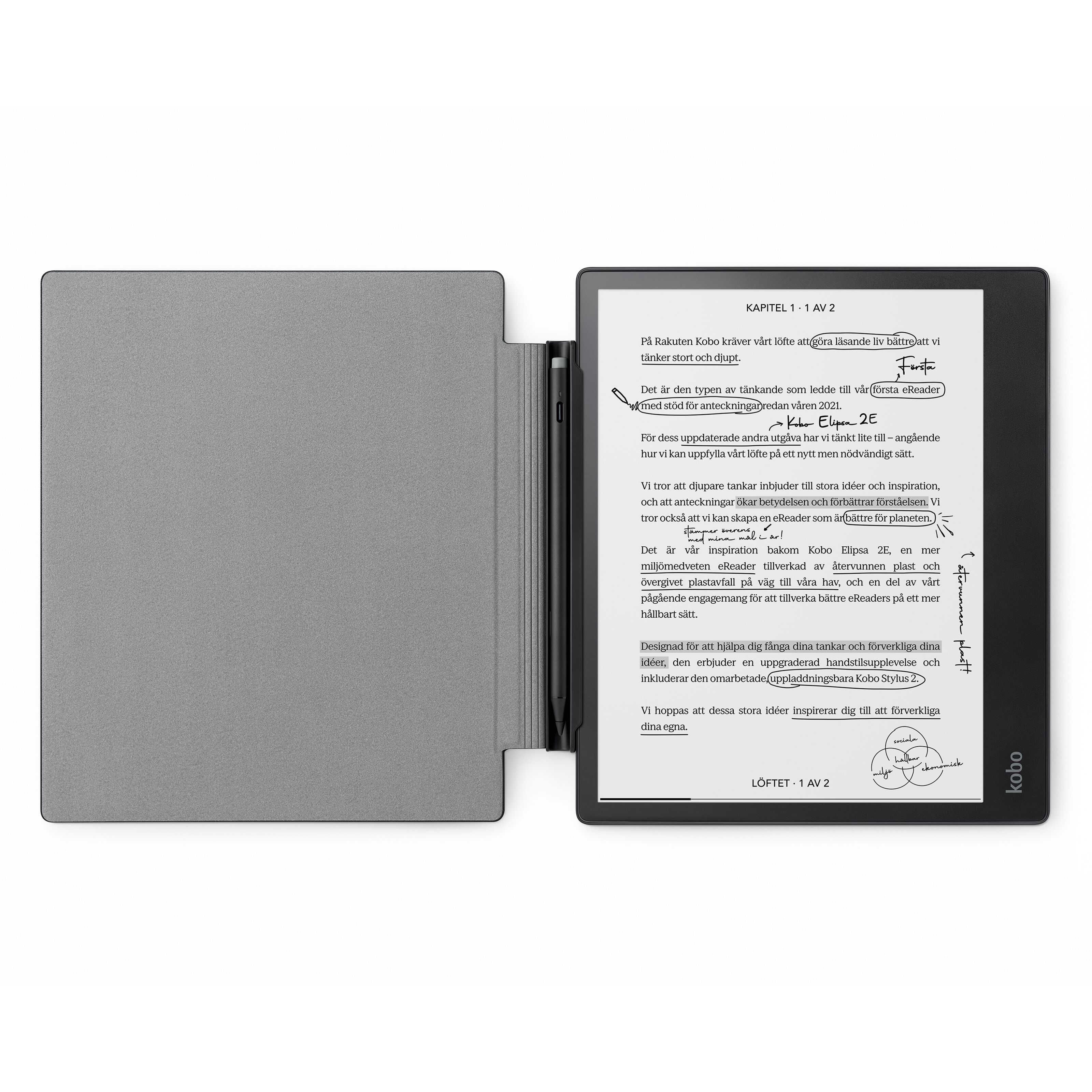 Kobo Sleepcover Fodral för Elipsa 2E - Kobo Sleepcover Fodral för