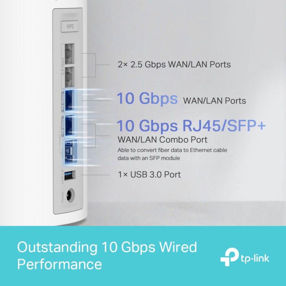 TP-link Deco BE85 Mesh-ruter med Wifi 7 BE19000 1-pk.