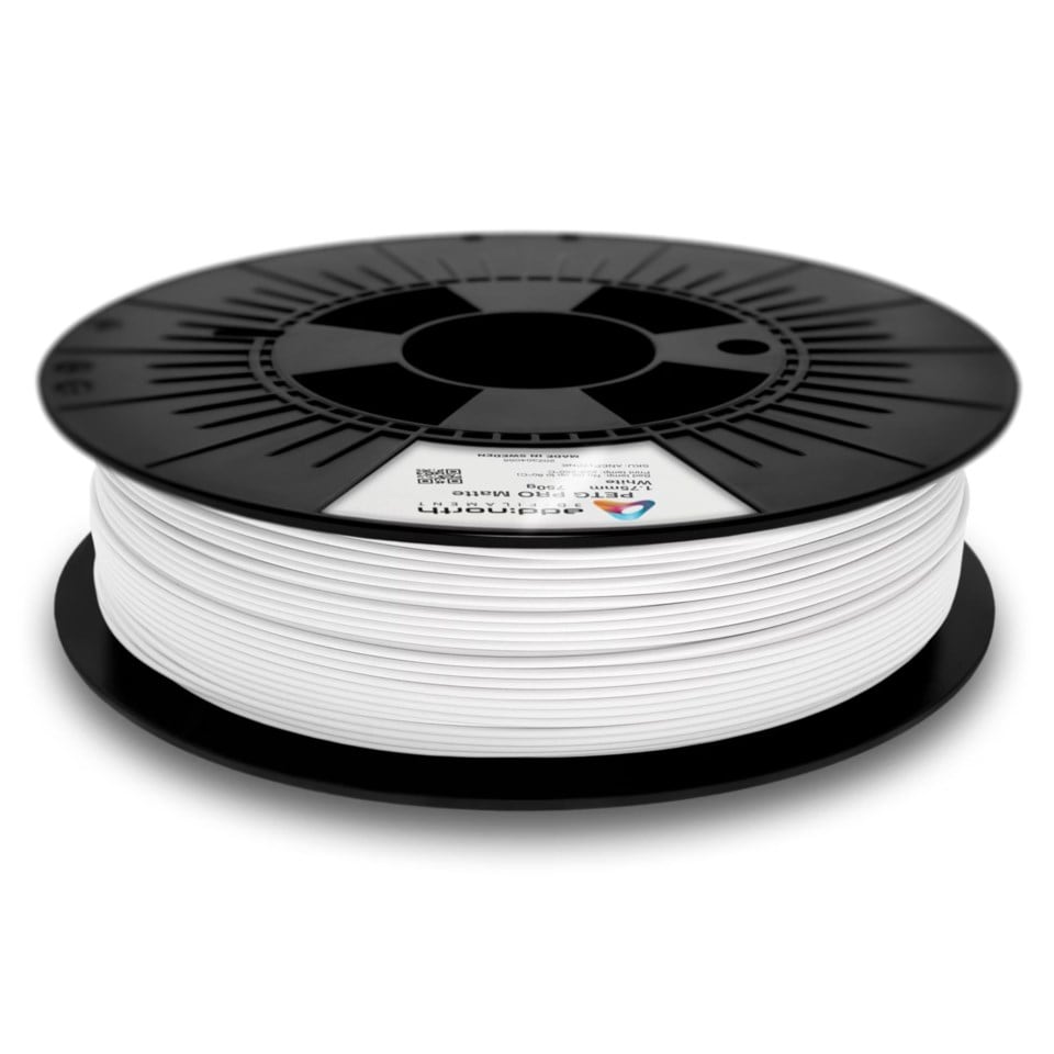 Addnorth PETG Pro-filament for 3D-skriver Matte White