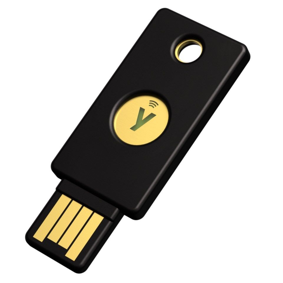 Yubico YubiKey 5 NFC Sikkerhetsnøkkel med USB-A