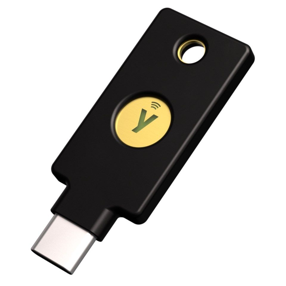 Yubico YubiKey 5C NFC Sikkerhetsnøkkel med USB-C