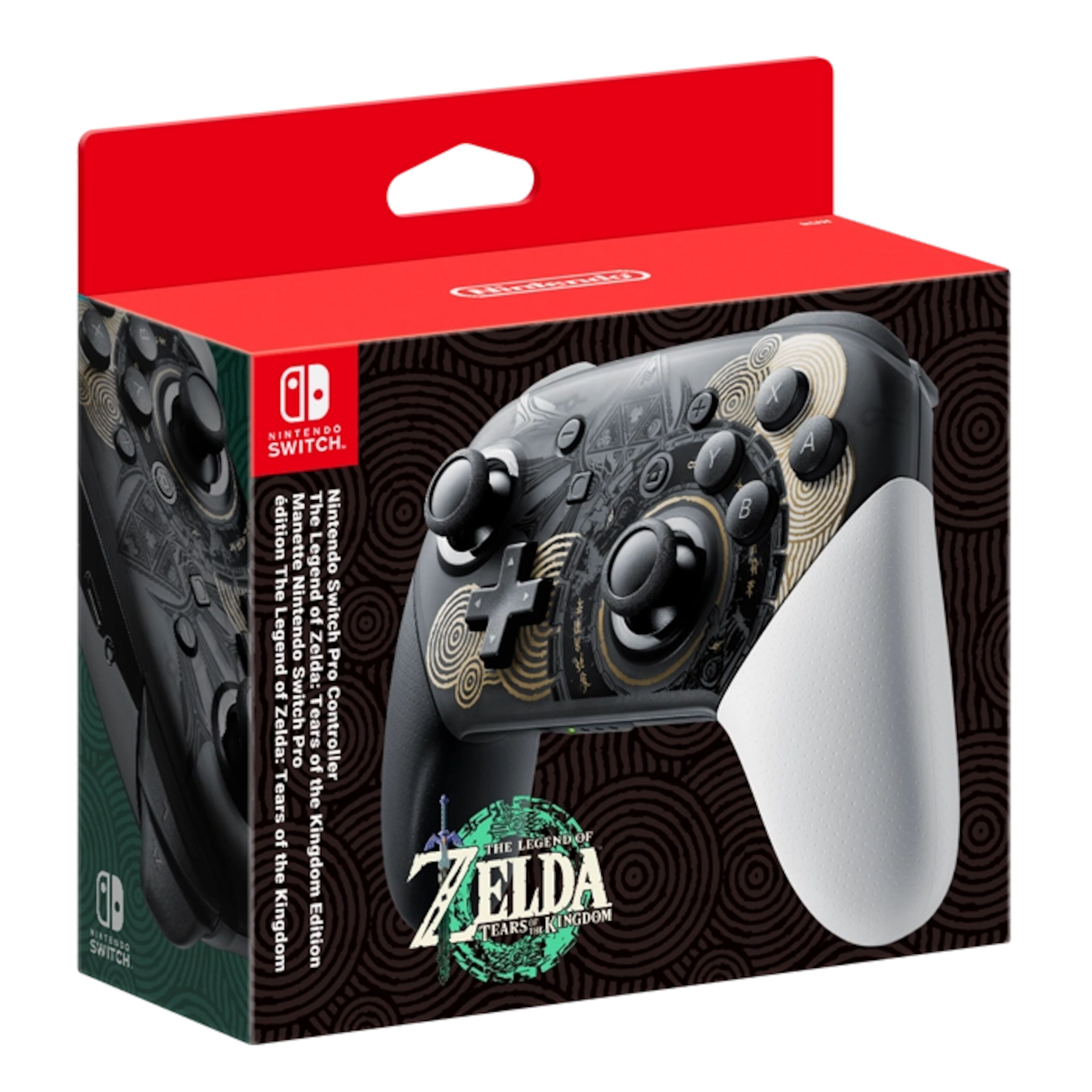 Nintendo The Legend of Zelda: Tears of the Kingdom Pro Controller - Nintendo Switch ...