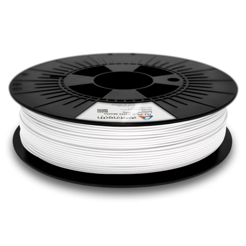 Addnorth HT-PLA Pro-filament for 3D-skriver - Matte White