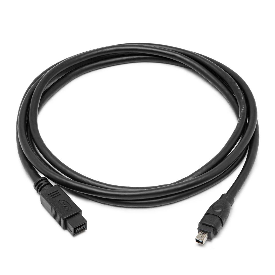 Luxorparts Firewire 800-kabel 9-pin till 4-pin