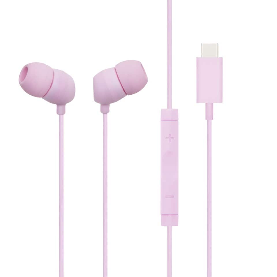Linocell Bullets USB-C-Hörlurar Rose