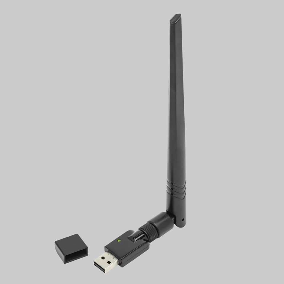 Plexgear Trådlöst USB-nätverkskort 600 Mb/s