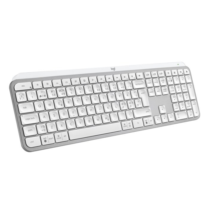 Logitech MX Keys S Trådlöst tangentbord Pale Grey