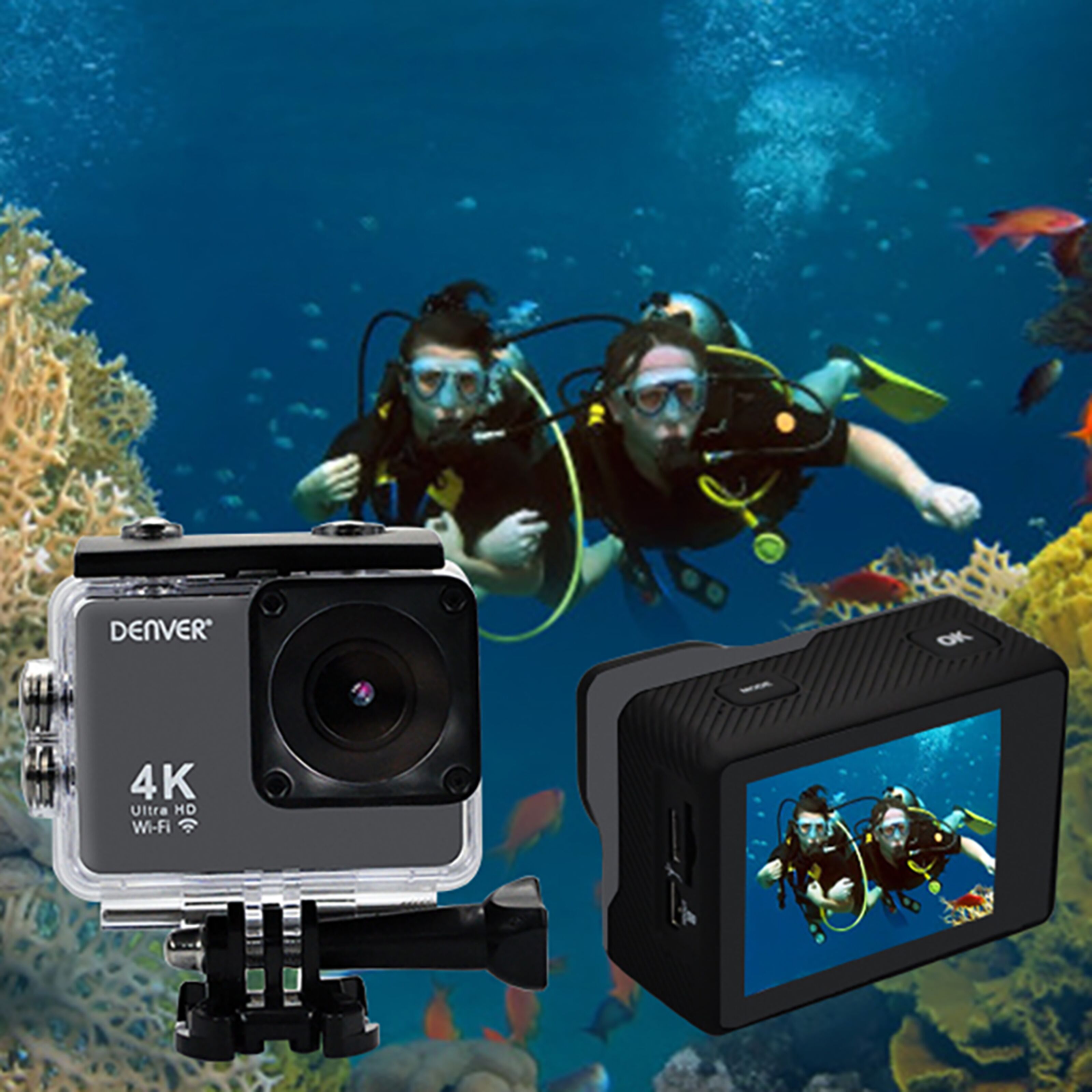 Denver ACK8062W Actionkamera 4K med wifi Actionkameror