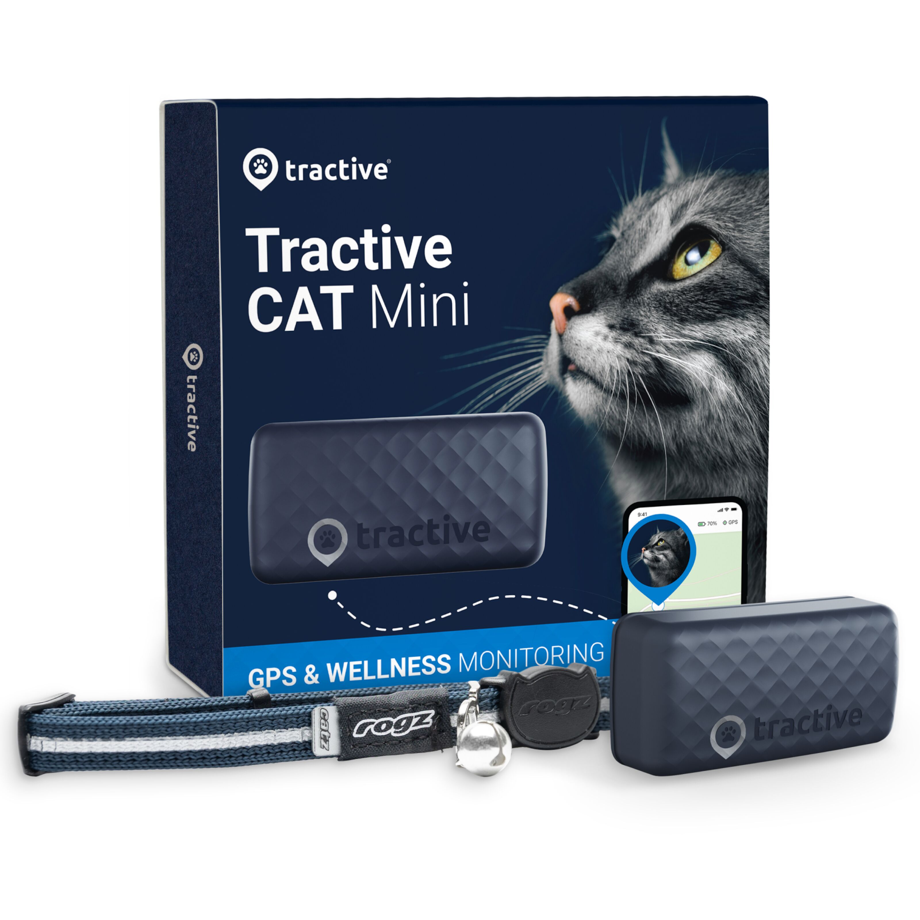 Tractive CAT Mini – Katt-GPS med hälsospårning