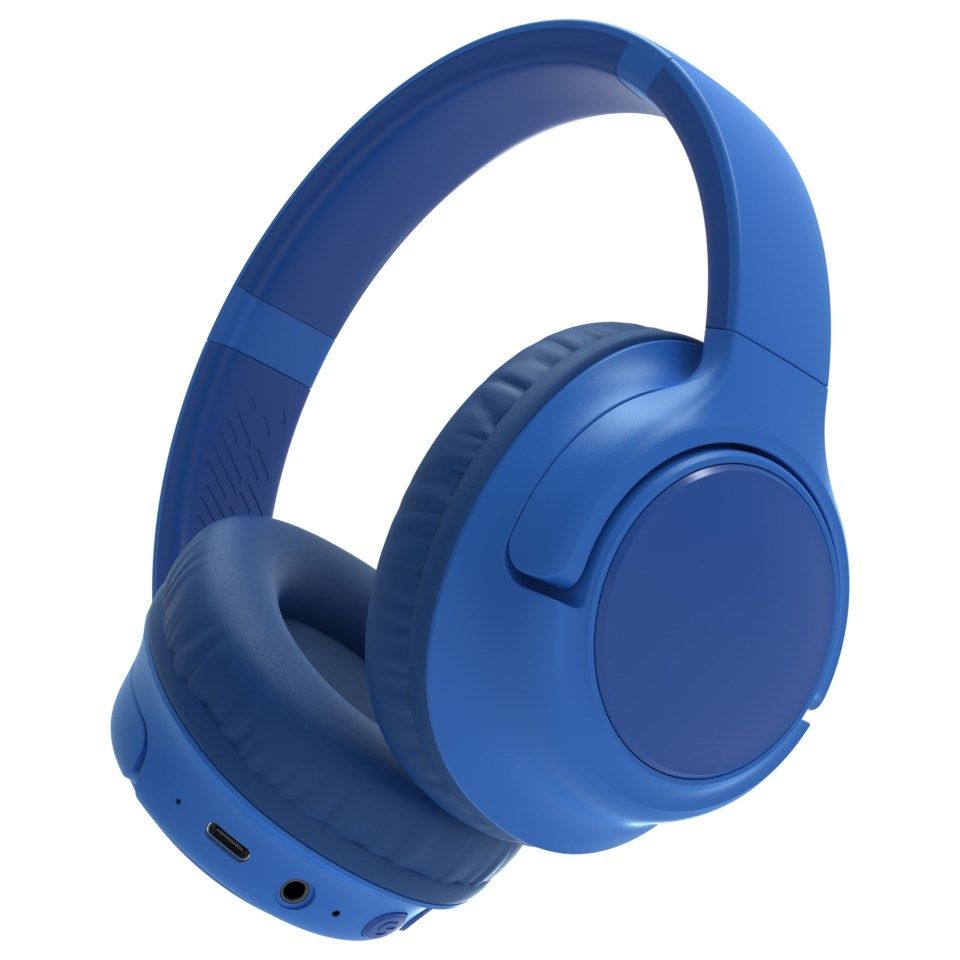 Linocell Trådløse hodetelefoner med volumbegrensning Blå