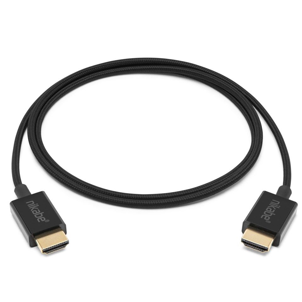 Nikabe Ultra Slim HDMI-kabel med 8K-støtte - Svart 1 m