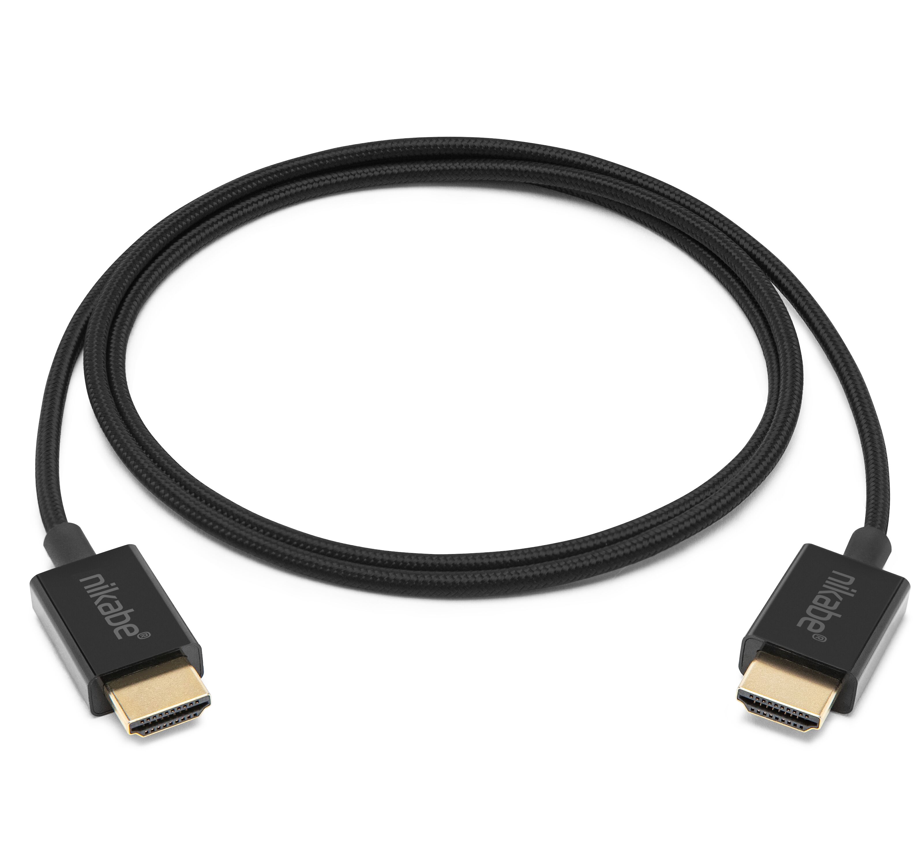 Nikabe Ultra Slim HDMI kabel Med 8K st d Svart HDMI kablar Kjell nikabe-ultra-slim-hdmi-kabel-med-8k-st-d-svart-hdmi-kablar-kjell