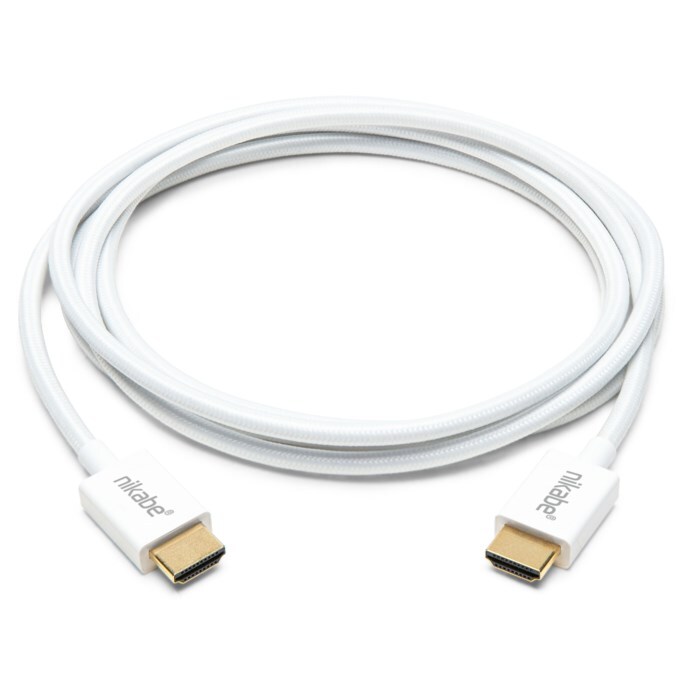 Nikabe Ultra Slim HDMI-kabel med 8K-stöd Vit 2 m