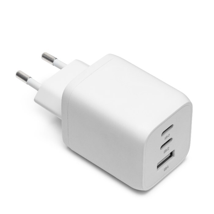 Linocell Premium GaN USB-C lader med PD 65 W Hvit