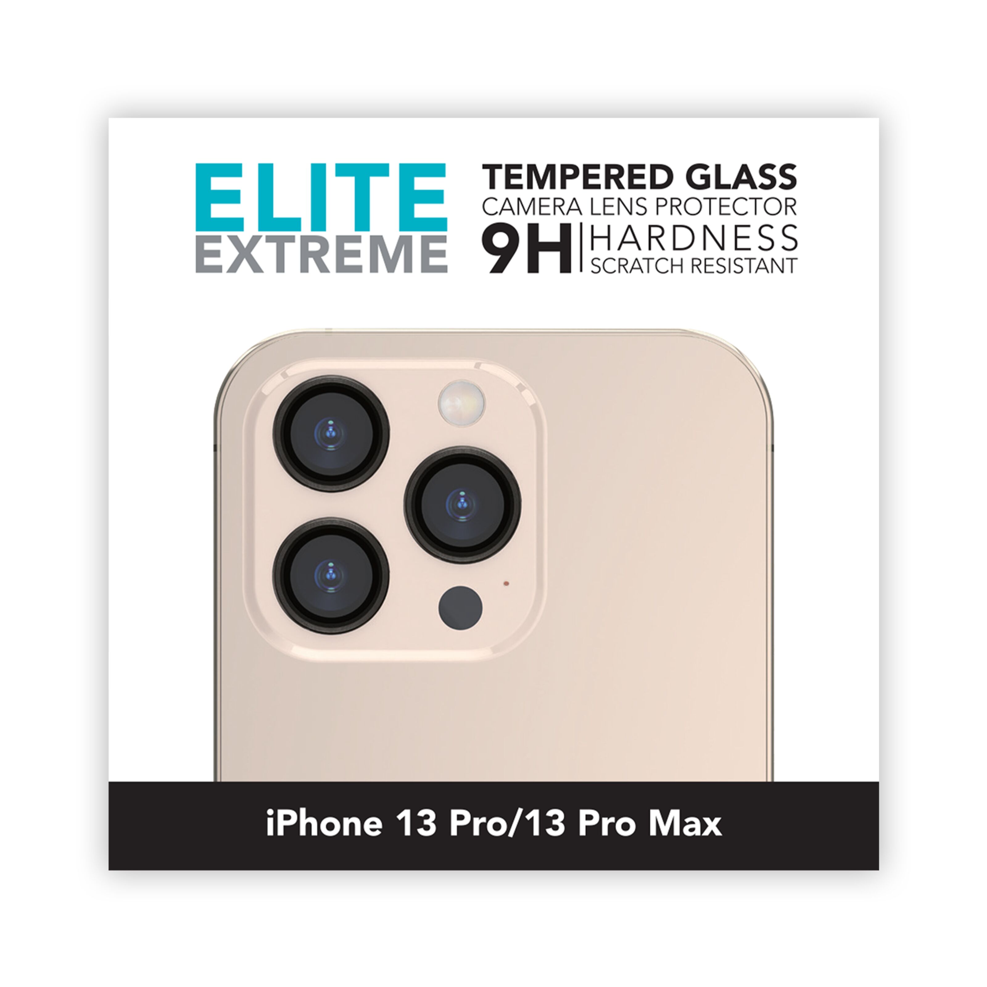 Linocell Elite Extreme Skydd för kameralinsen iPhone 13 Pro och 13 Pro Max