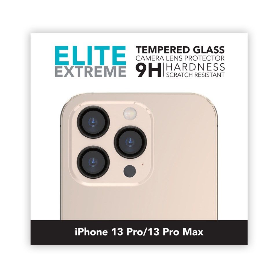 Linocell Elite Extreme Beskyttelse for kameralinsen på iPhone 13 Pro og 13 Pro Max