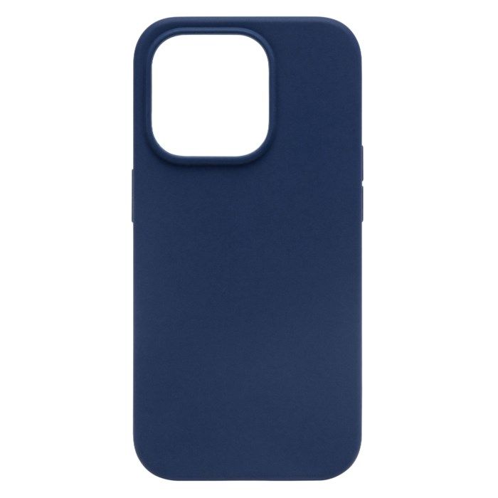 Linocell Rubber case för iPhone 15 Pro Blå