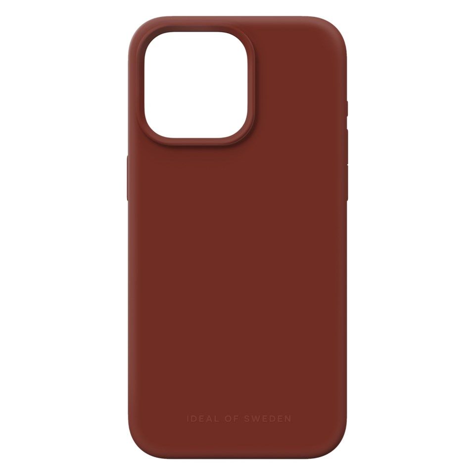 IDEAL OF SWEDEN Silikondeksel for iPhone 15 Pro Max Dark Amber