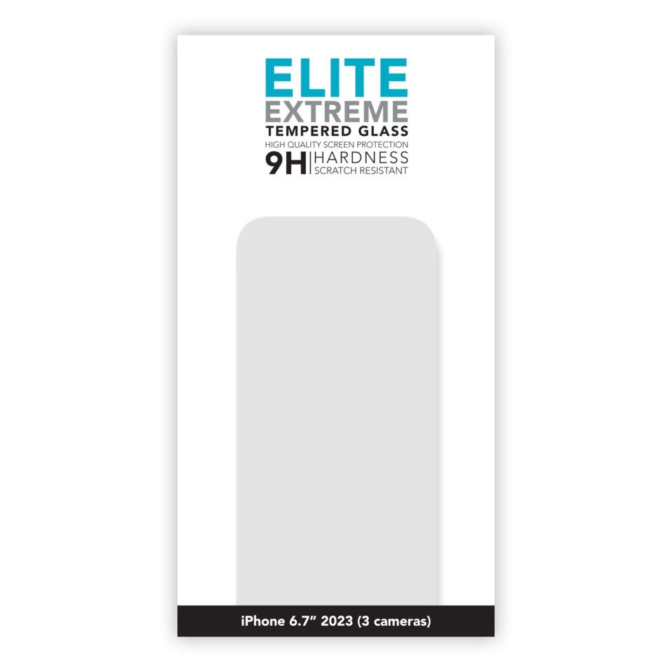 Linocell Elite Extreme Skjermbeskytter for iPhone 15 Pro Max