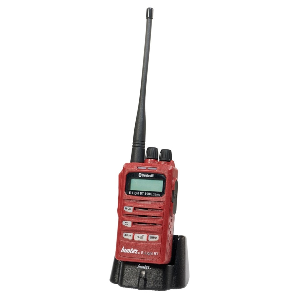 Hunter E-Light BT Jaktradio 140/155 MHz