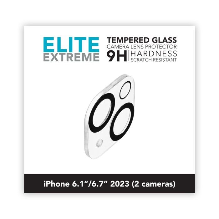 Linocell Elite Extreme Skydd för kameramodulen iPhone 15 och 15 Plus