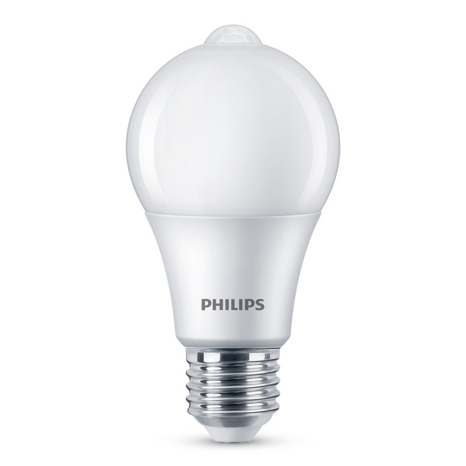 Philips LED-lampa med rörelsesensor E27 806 lm