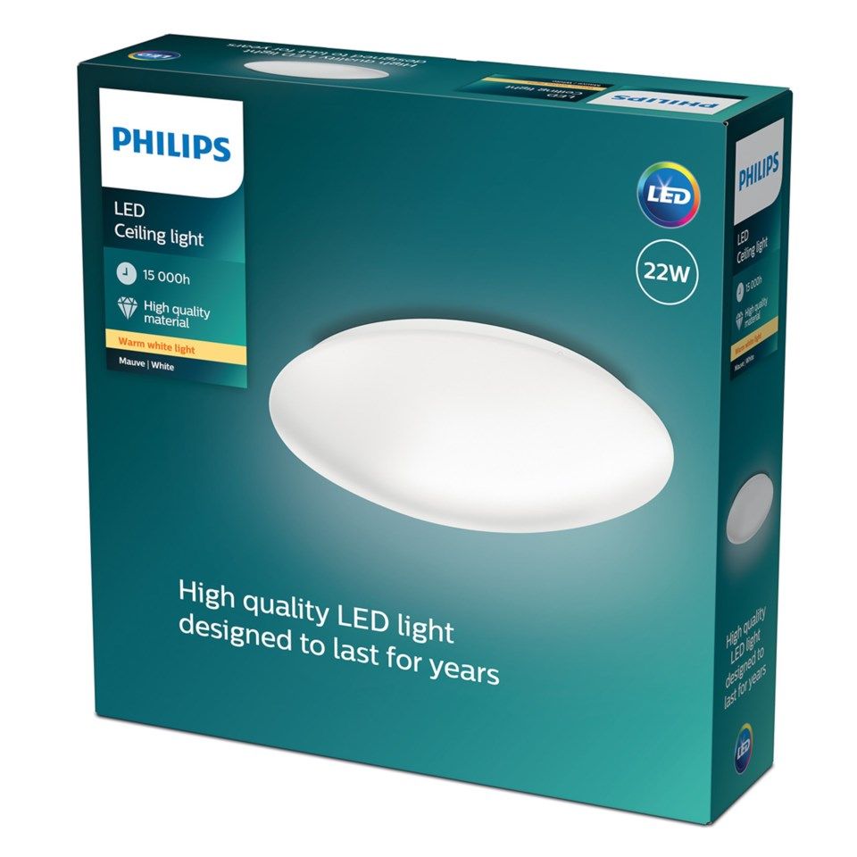 Philips Mauve LED-takplafond 2000 lm