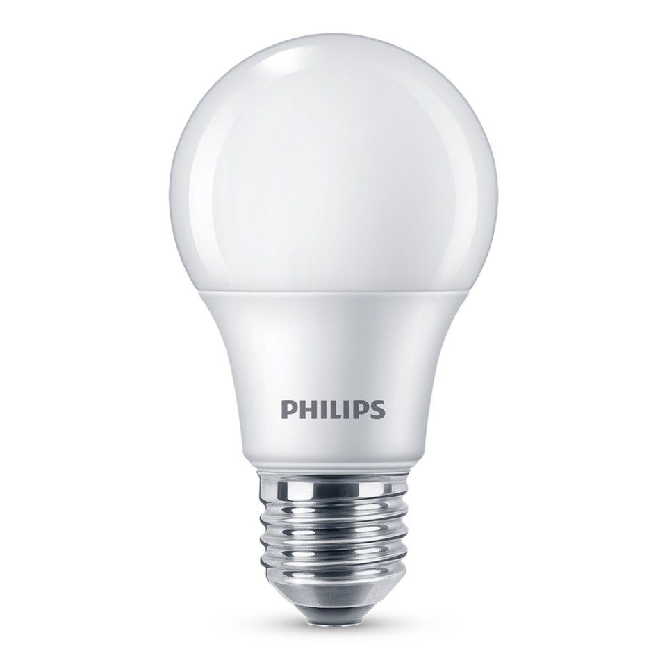 Philips LED-pære E27 806 lm 6-pk.