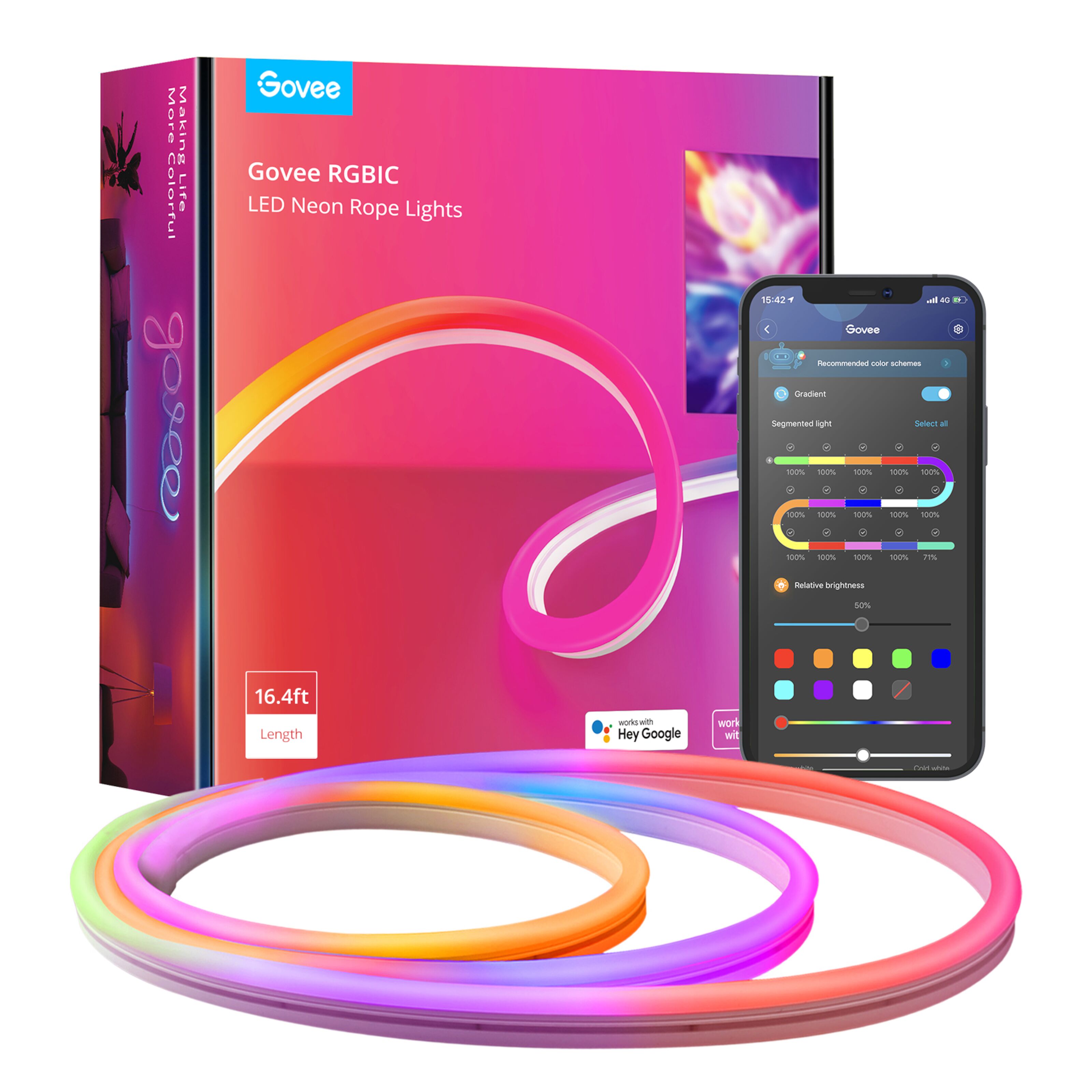 Govee Flexibel LED-list Neon 5 m - RGB LED-lister | Kjell & Company