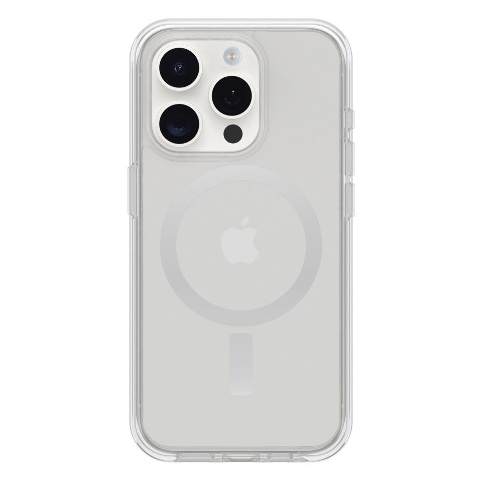 Otterbox Symmetry Magsafe for iPhone 15 Pro Gjennomsiktig