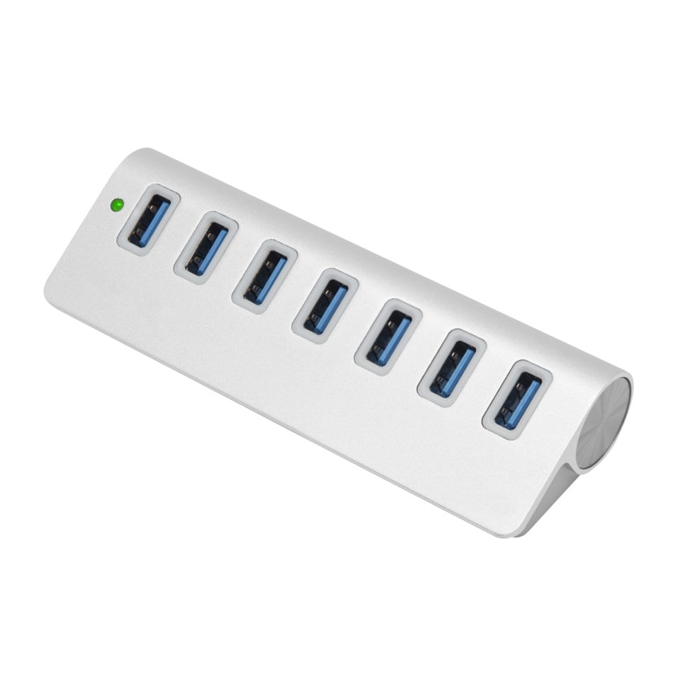 Plexgear USB-A-hubb CB1000 med 7 portar