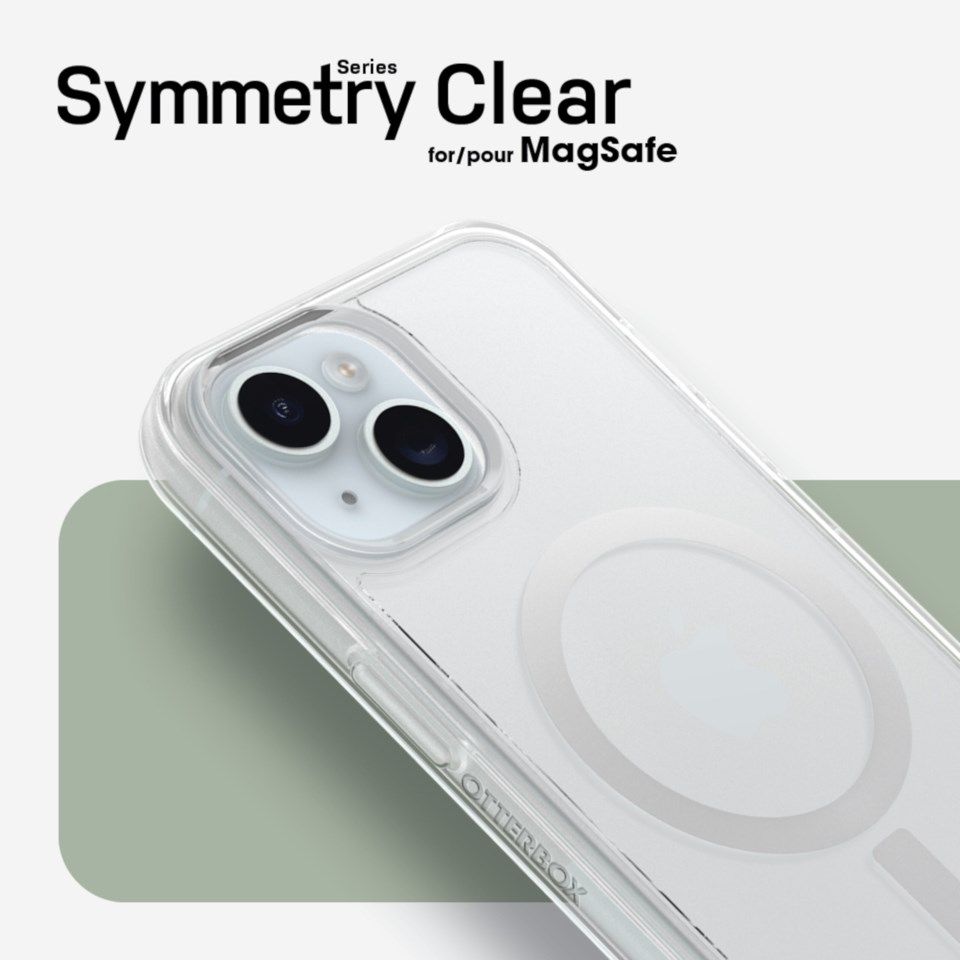 Otterbox Symmetry Plus med Magsafe för iPhone 15 Klar