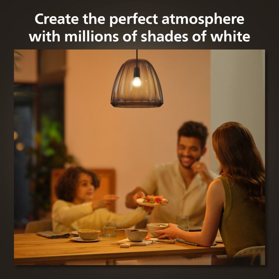 Philips Hue Luster Klotlampa White Ambiance E14 470 lm 2-pack