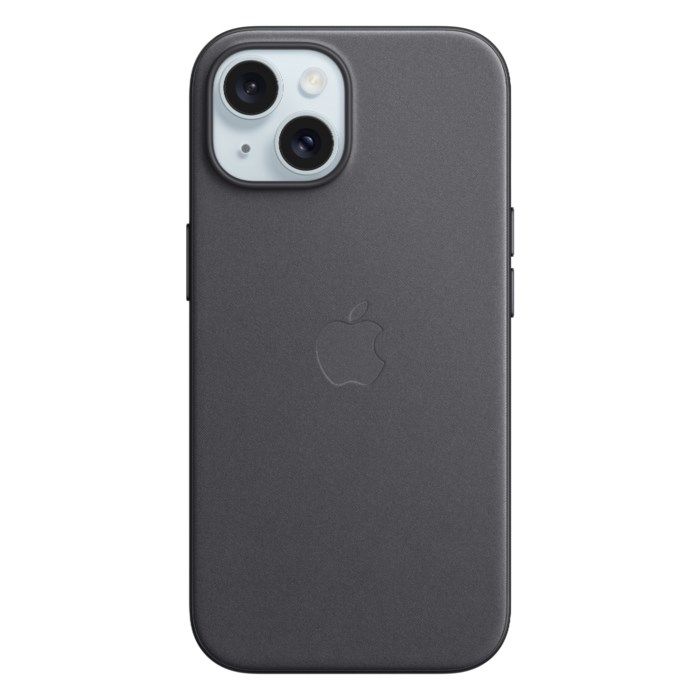 Apple FineWoven-skal med MagSafe till iPhone 15 Svart