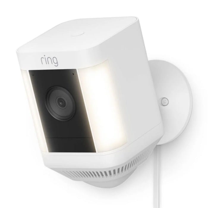 Spotlight Cam Plus Plug-In Overvåkingskamera Hvit