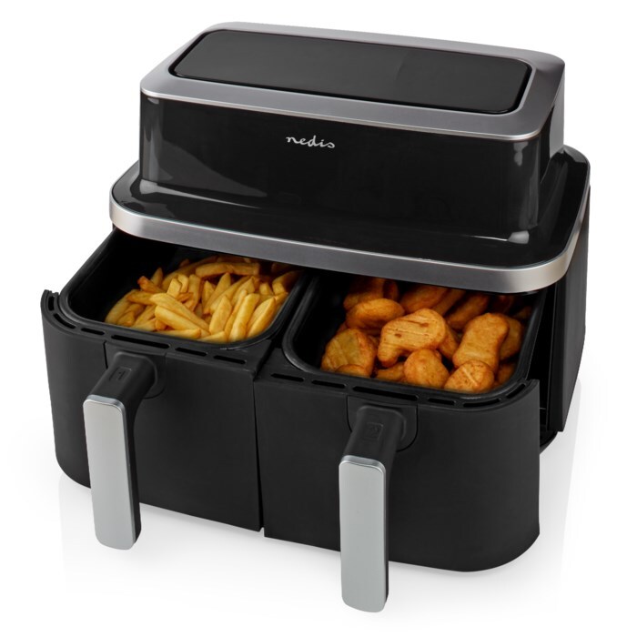 Nedis Dubbel Airfryer 2 x 4,2 l