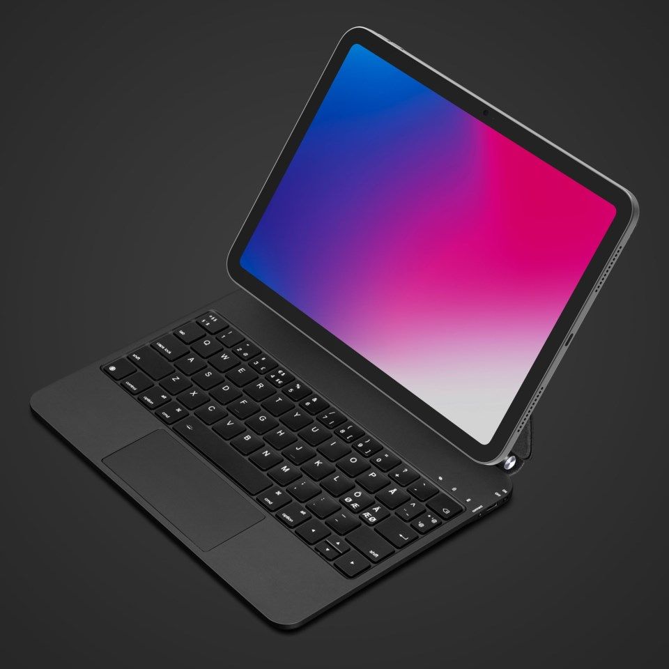 Linocell Premium Magnetisk Tastatur for iPad Pro og iPad Air
