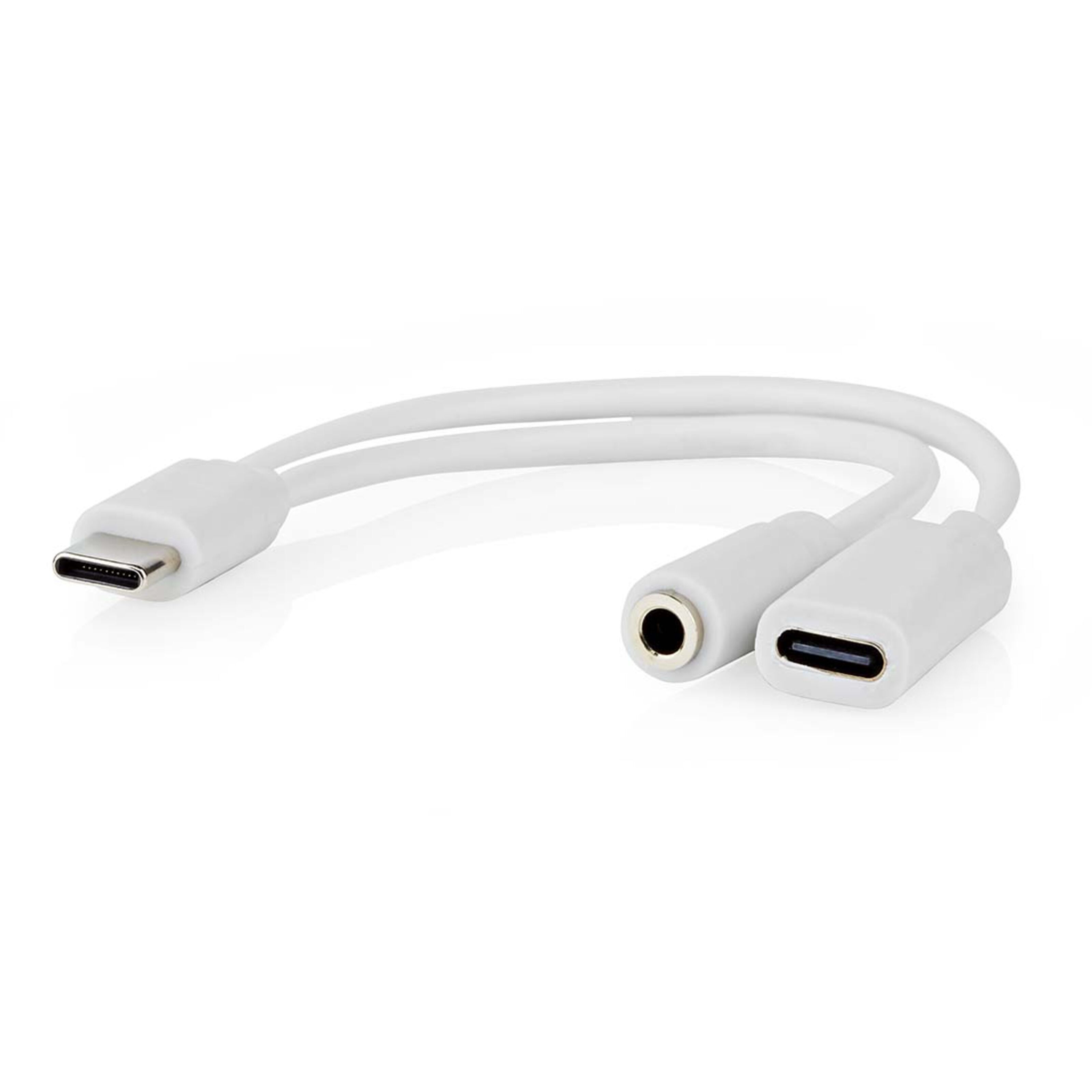 Nedis Ljudadapter med USBC och 3,5 mm AUX Hörlurar med sladd