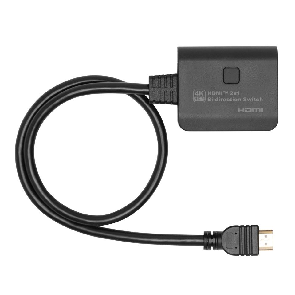 Luxorparts Kompakt 4K HDMI-switch/splitter 2-veis