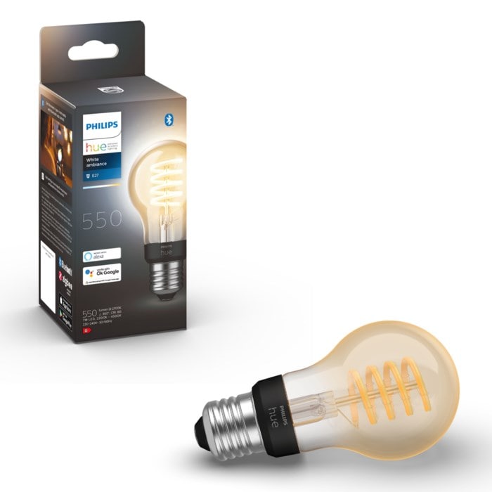 Philips Hue Filament A60 E27 Smart LED-lampa 550 lm