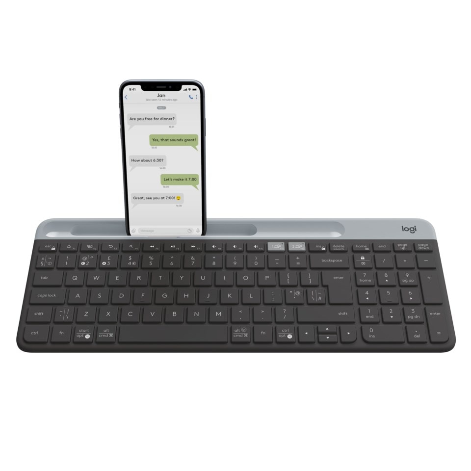 Logitech K580 Slim Trådløst tastatur