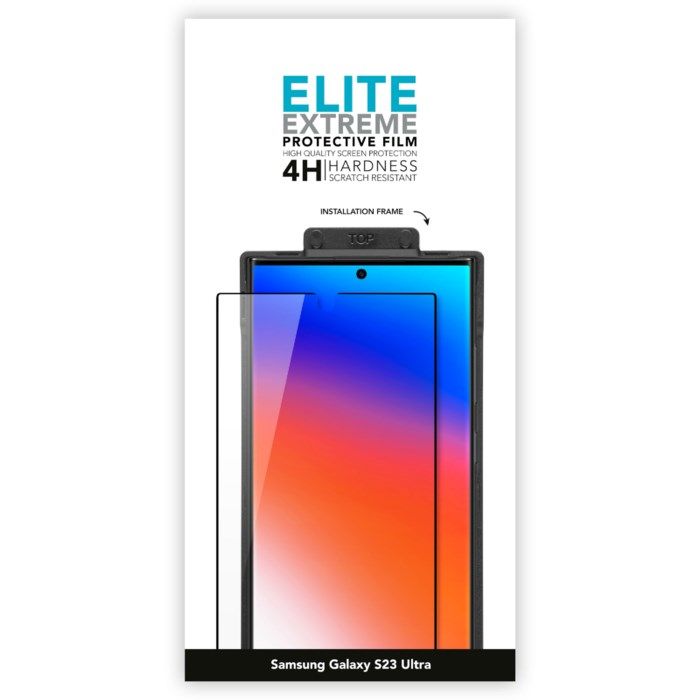 Linocell Elite Extreme Protective Skärmskydd för Galaxy S23 Ultra