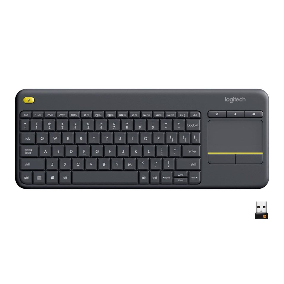 Logitech K400 Plus Trådløst tastatur med Touchpad