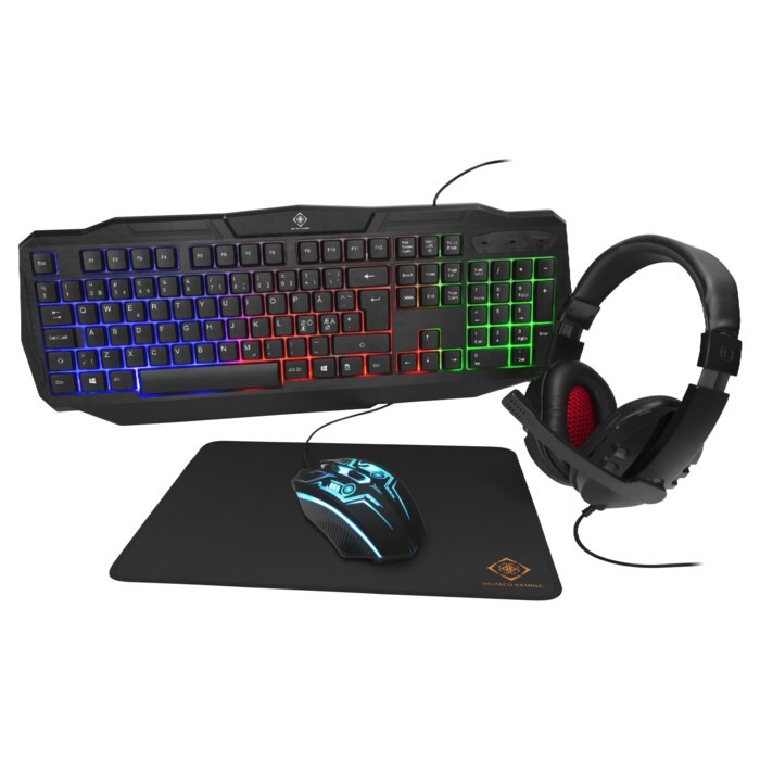 Deltaco Gaming 4-i-1 RGB-gaming kit