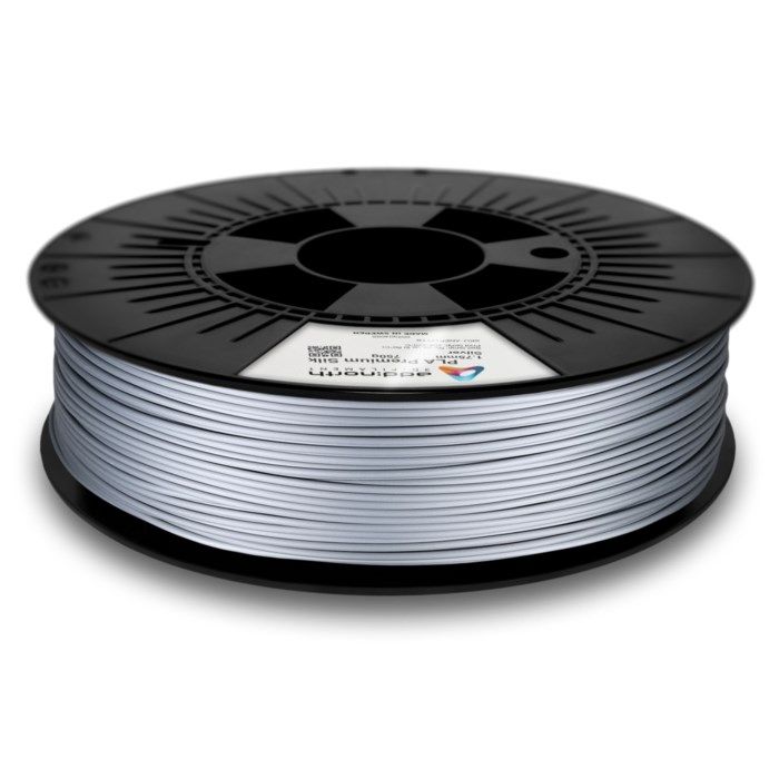 Addnorth PLA Premium Silk-filament för 3D-skrivare 1,75 mm Silver