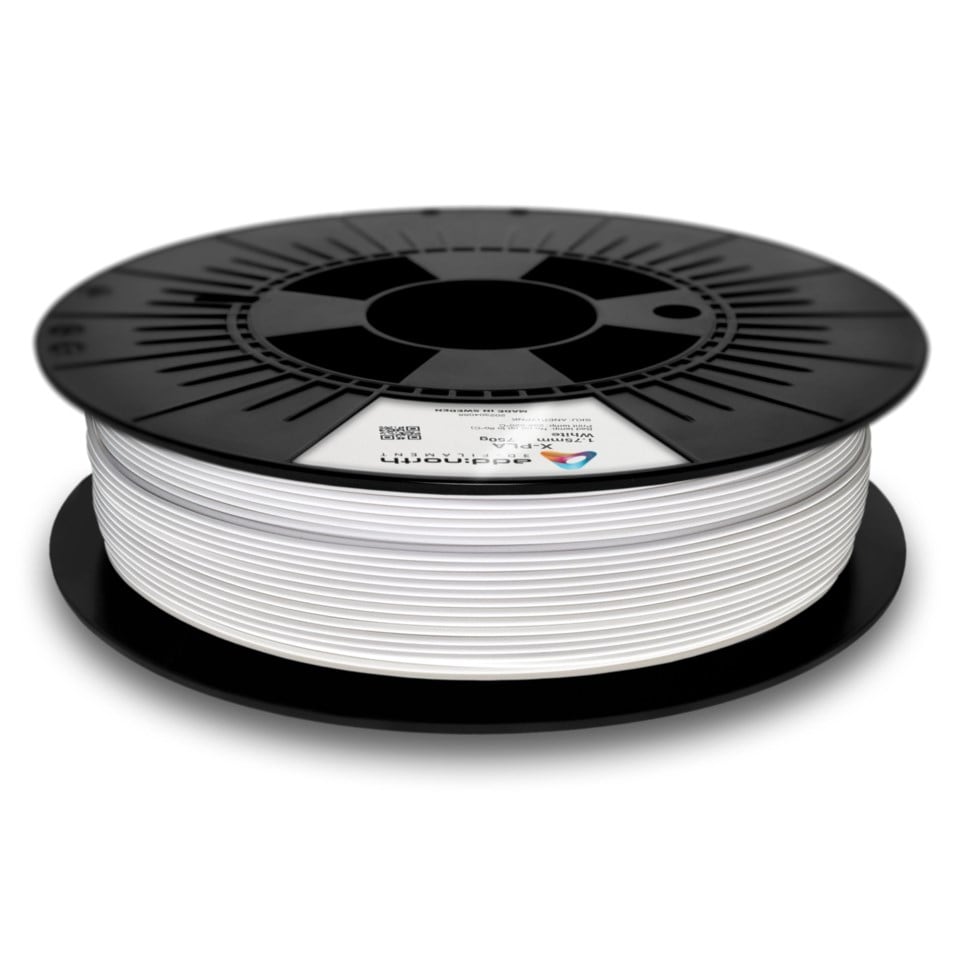 Addnorth X-PLA-filament for 3D-skriver 1,75 mm Hvit