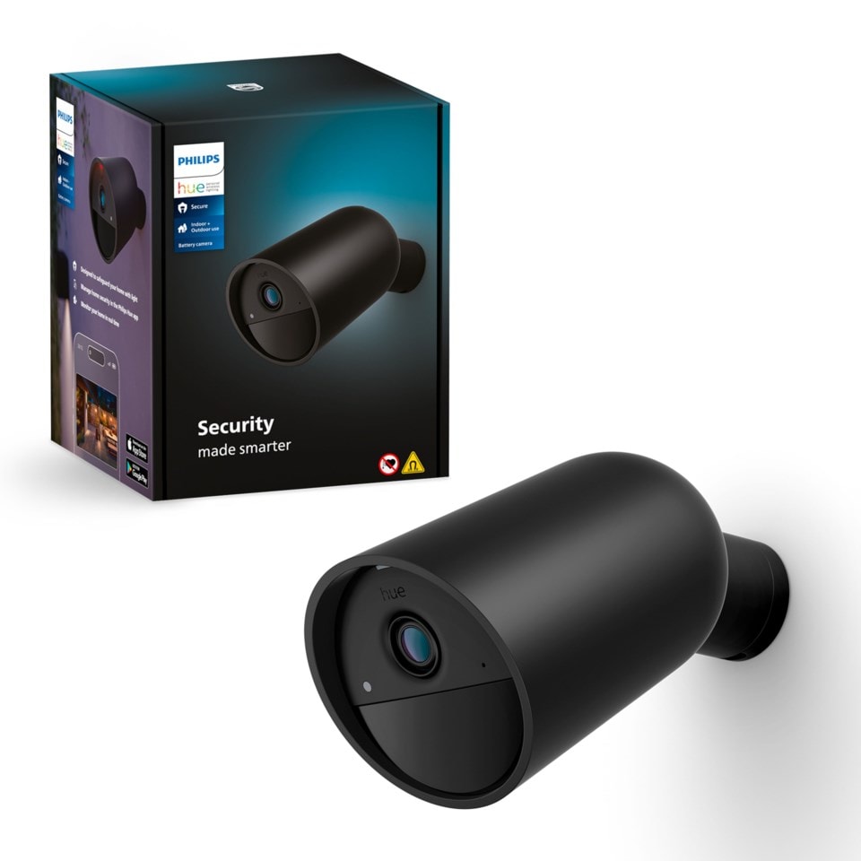 Philips Hue Secure Battery Cam Svart