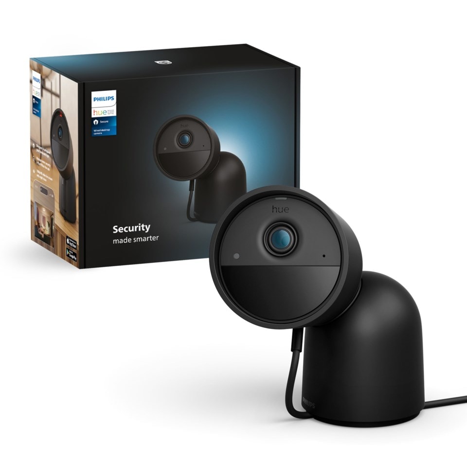 Philips Hue Secure Desktop Cam Svart